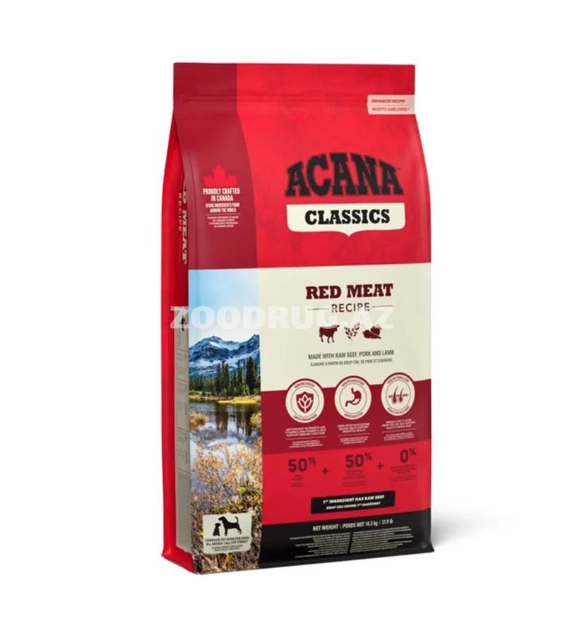 Сухой корм Acana Dog Classics Red Meat для собак всех возрастов со вкусом красного мяса 14.5кг #562175
