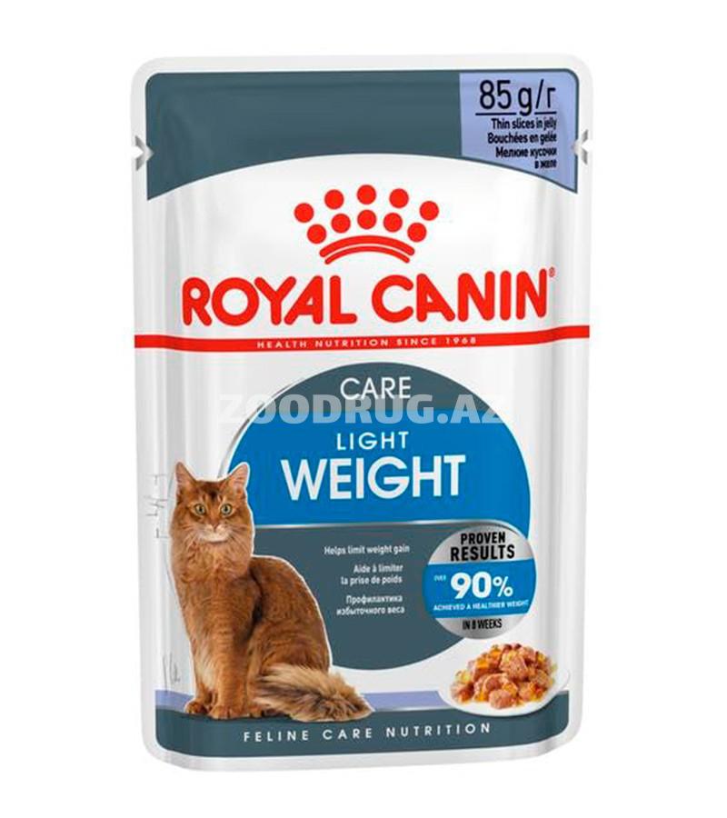 Консервы ROYAL CANIN LIGHT WEIGHT CARE диетические для взрослых кошек в желе (85 гр)