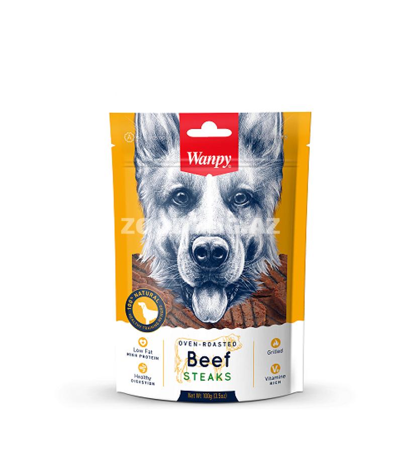  Лакомство Wanpy Beef для собак со вкусом говядины 100 гр.