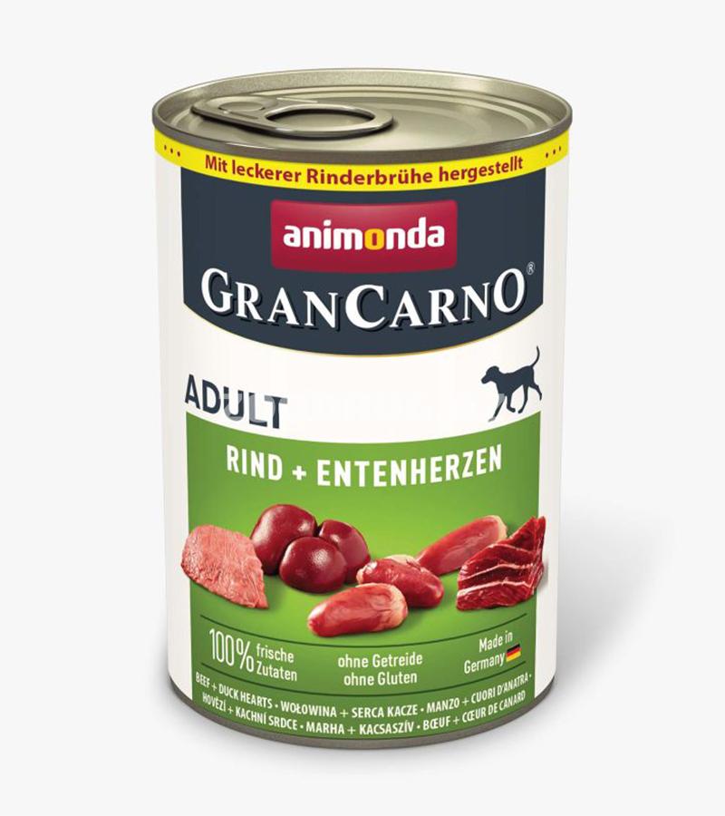 Animonda GranCarno Adult-Dana + Ördək Ürəkləri