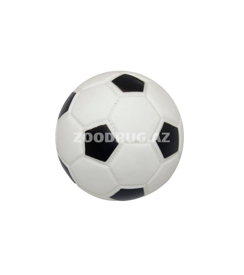 Игрушка O.L.KAR "Футбольный мяч" с пищалкой для собак. Диаметр: 7 см.