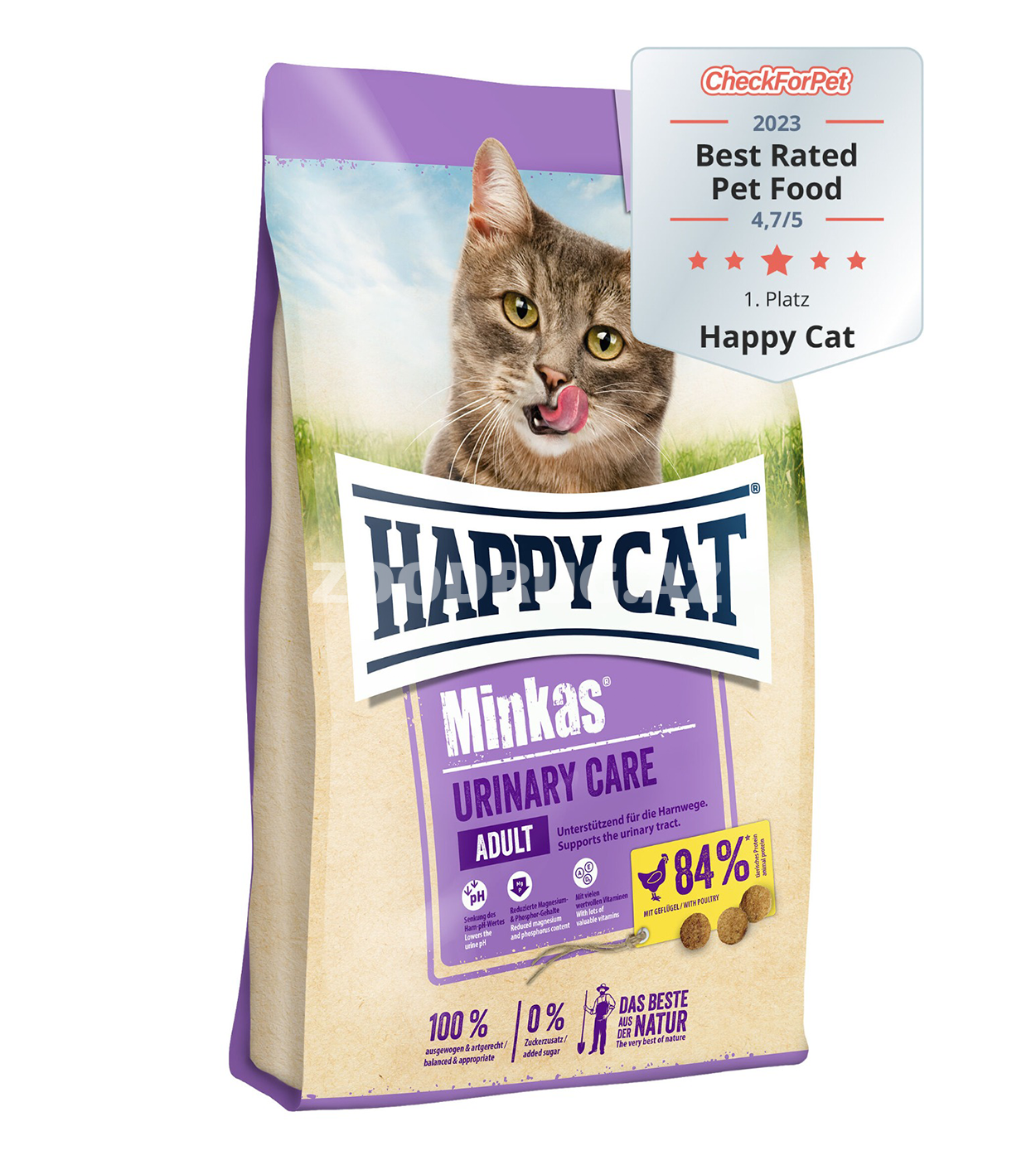 Сухой корм Happy Cat Minkas Urinary Care Adult для взрослых кошек (поддержка мочевыводящих путей)