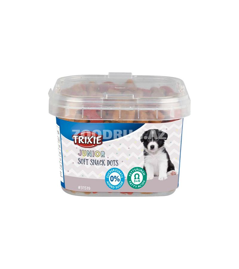 Лакомство Trixie Junior Soft Snack Bones для щенков, витаминизированное со вкусом ягнёнка и курицы 140 гр. #31518