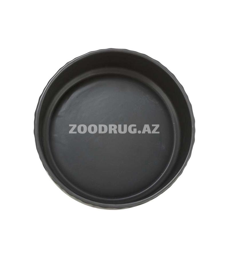 Миска Trixie Keramik Napf с узором для собак и кошек Цвет:Чёрный Объём:900 мл #25020