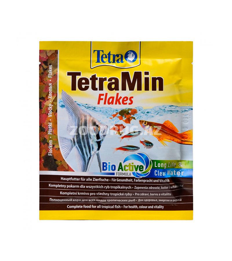 Tetra Min Flakes корм для рыб универсальный хлопья 12 гр.