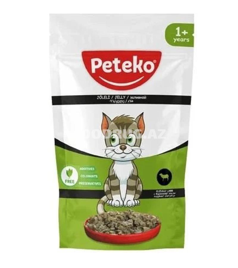 Влажный корм Peteko для кошек (Ягненок, 1+)