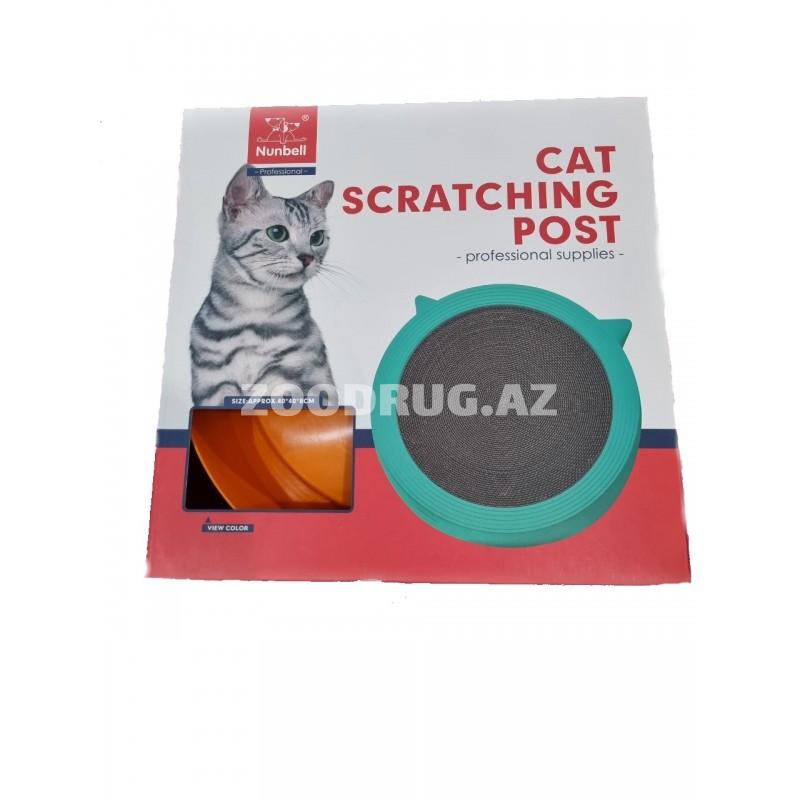 Когтеточка картонная Nunbell #267 для кошек . Размер: 40×40×8 см.