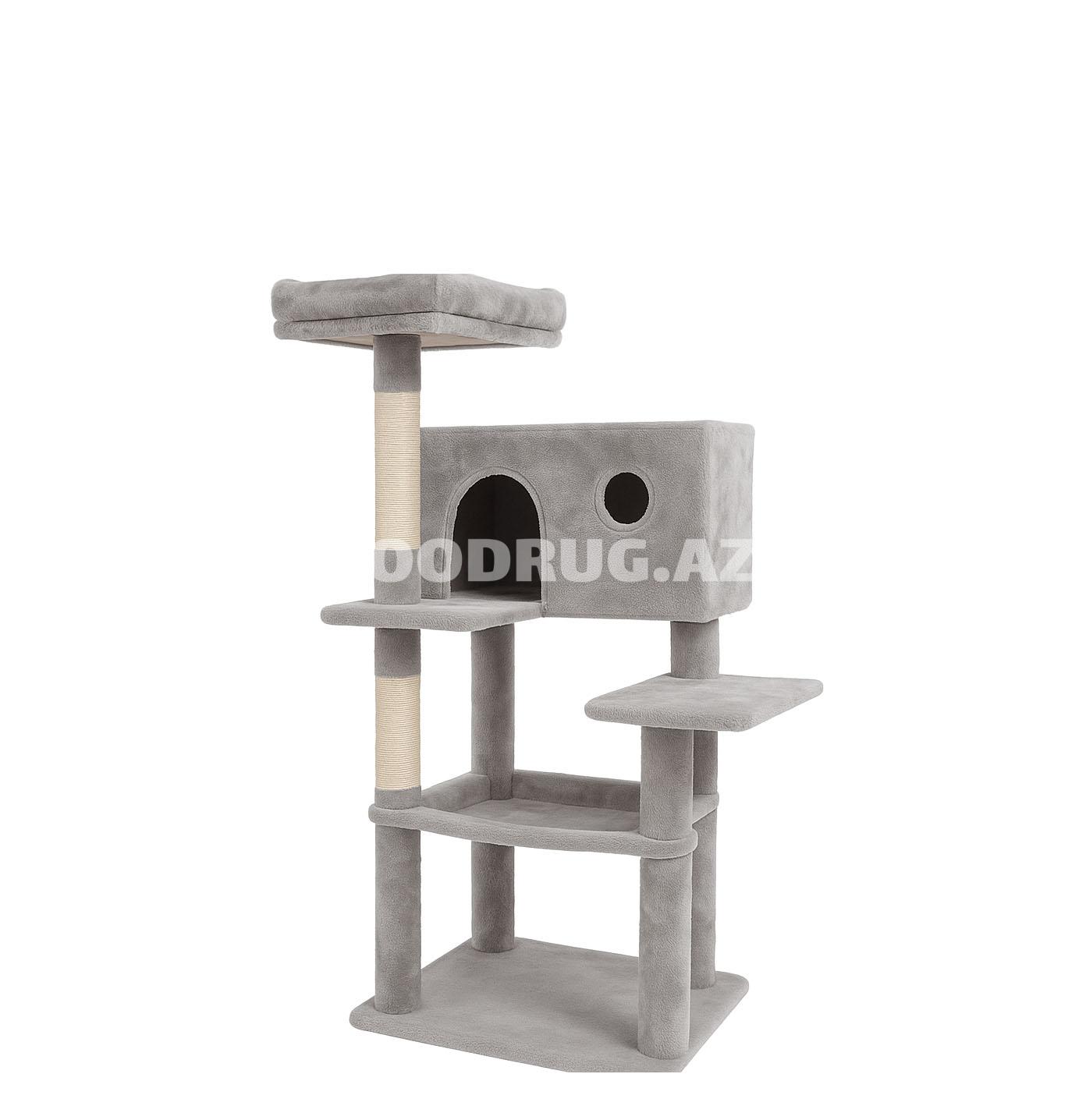 Когтеточка - домик Nunbell #0265 для кошек  (игровой комплекс) Высота: 135 см.