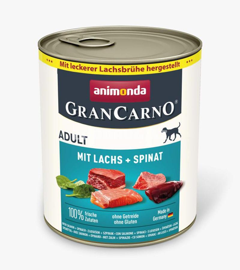 Кonserva Animonda GranCarno Adult-Losos + İs­panak 800gr