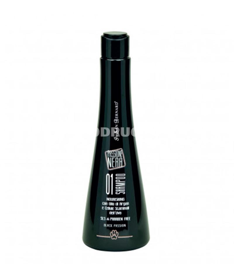 Шампунь Iv San Bernard Black Passion 01 Professional Care для собак и кошек профессиональный уход с ароматом арганового масла 250 мл.