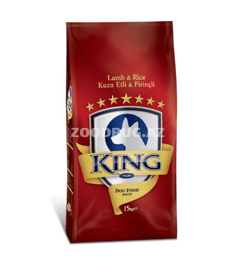 Сухой корм KING Plus Adult Dog Lamb and Rice Ягненок с рисом для взрослых всех пород 15 кг