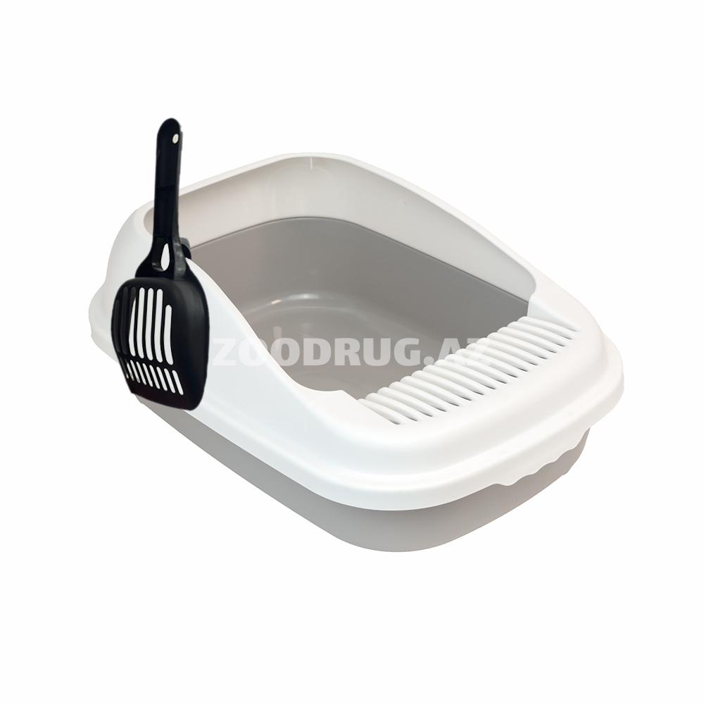 Nunbell çərçivəli pişik lövhəsi Boz 40×30×20 sm,