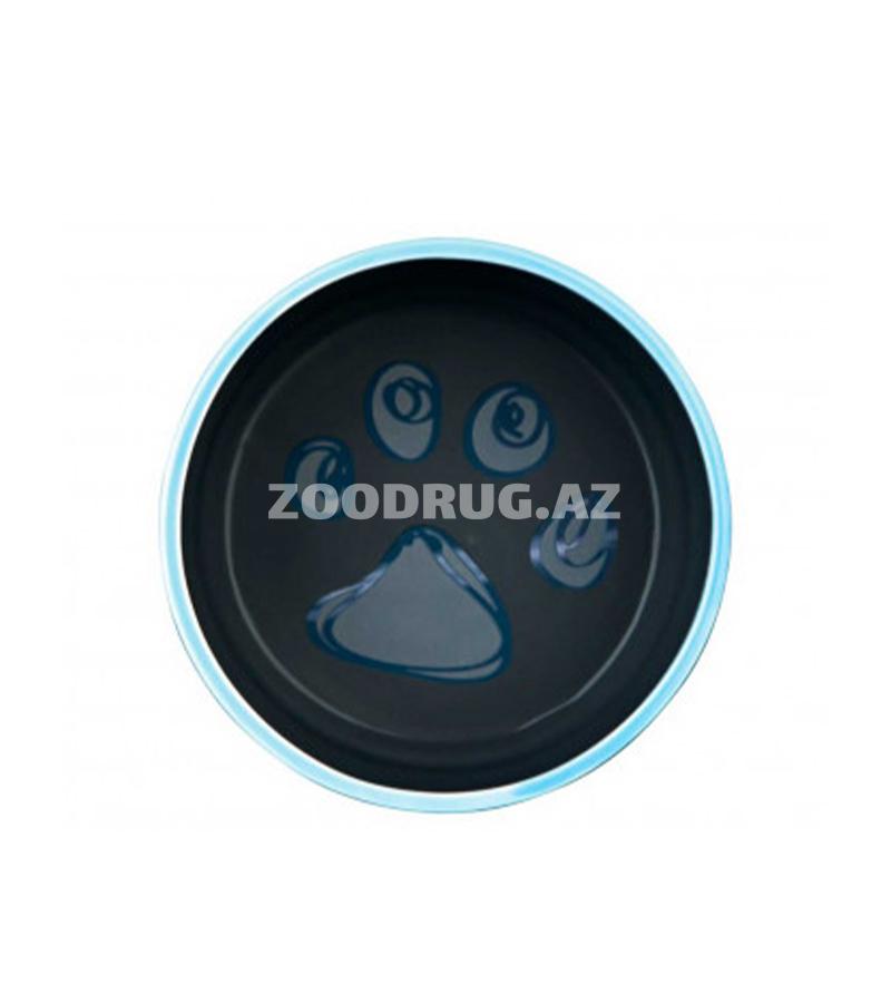 Trixie Keramik Napf it və pişik qabı Rəng:Qara-mavi Həcm:300 ml #24531