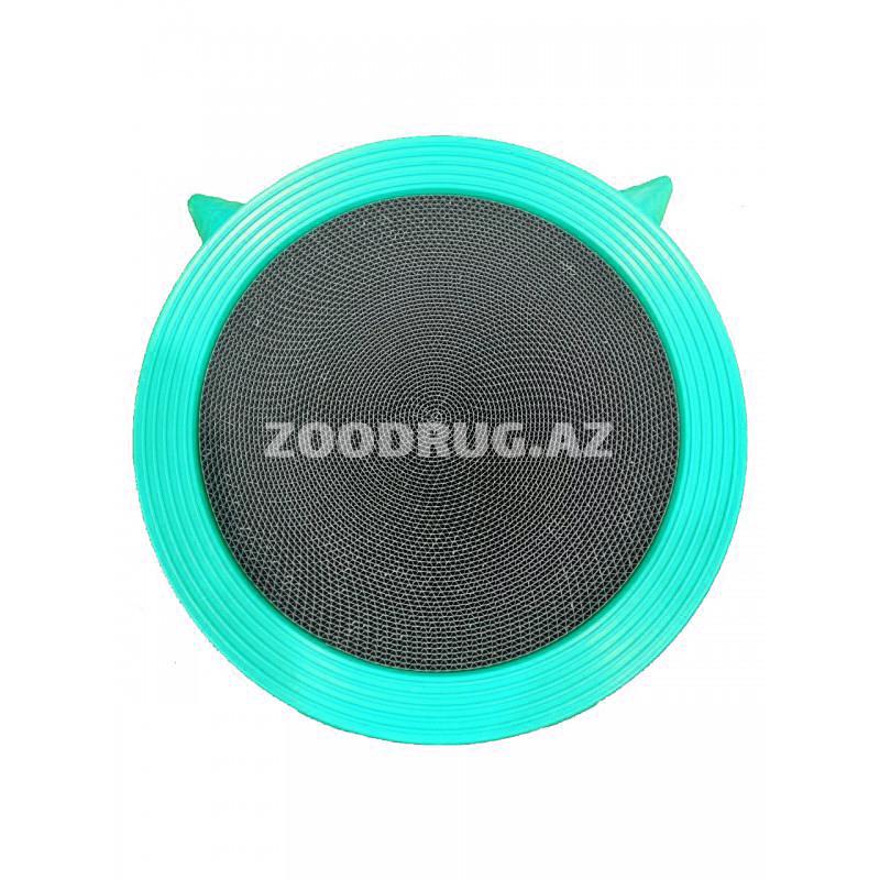 Когтеточка картонная Nunbell #267 для кошек . Размер: 40×40×8 см.