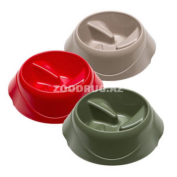 Ferplast pişiyi və ya iti üçün nəzərdə tutulmuş, yeməyi yavaş yeməyə kömək edən xüsusi quruluşa malik plastik qabdır (“slow feeder”)S