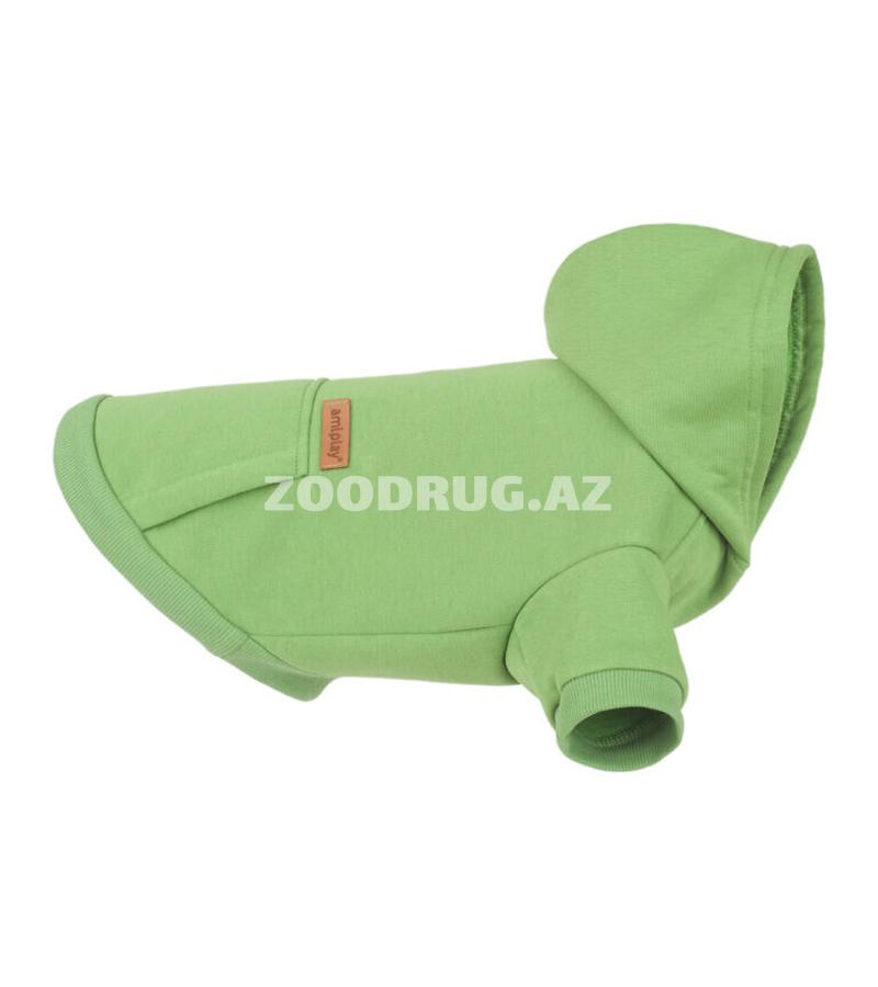 Толстовка Amiplay Hoodie Yorkshire Terrier Цвет: Зеленый. Размеры: g 30 см. b 32 см. d 46 см. Код товара: 254343.
