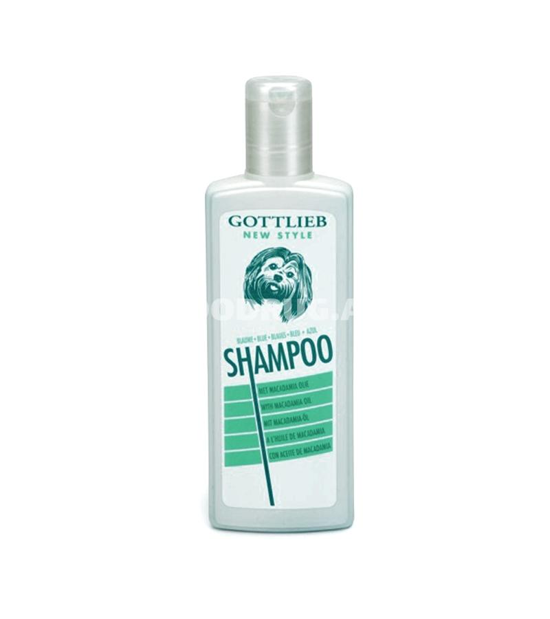 Шампунь Beeztees Gottlieb Dog с маслом макадамии для собак с белой шерстью, 300 мл