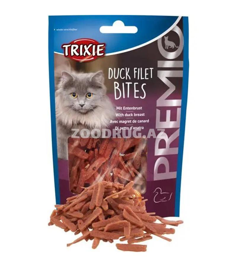 Лакомство для кошек Trixie 42716 Premio Duуck Filet Bites- для кошек из нежного утиного филе.