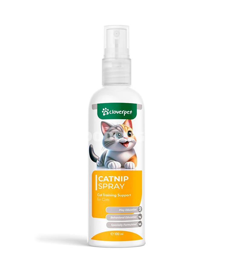 Cloverpet Catnip спрей приучение к когтеточке для кошек и котят 100 мл.