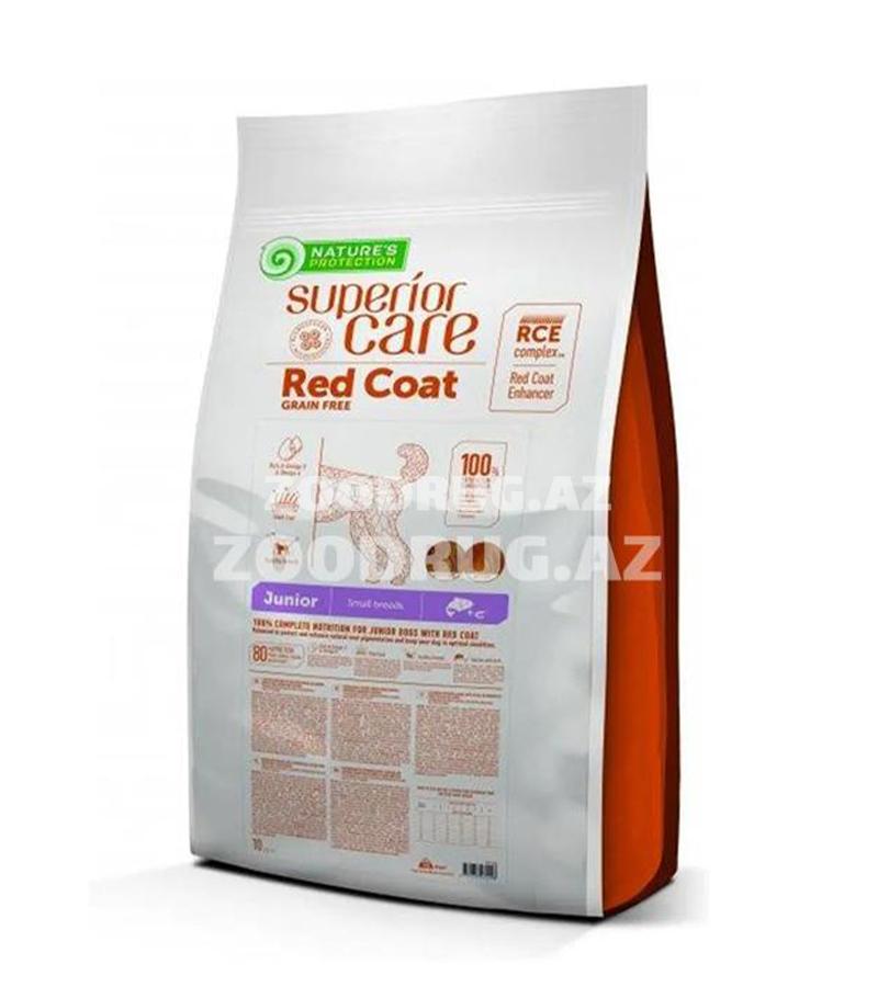 Сухой корм для щенков с рыжей шерстью Nature’s Protection Superior Care Red Coat Junior Grain Free Small Breeds 10кг