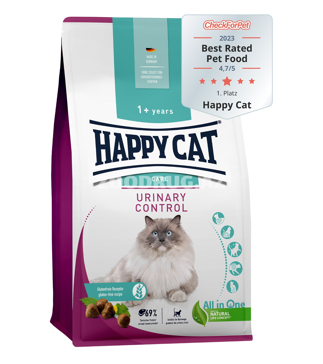 Сухой корм Happy Cat Care Urinary Control для здоровья мочевыводящих путей
