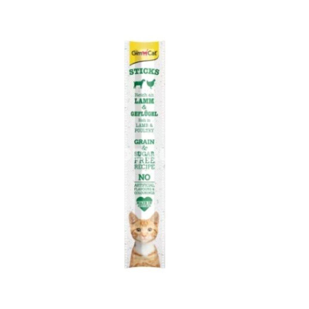 GimCat Soft Chew Stick for Cats мягкая жевательная палочка для кошек с ягнёнком и домашней птицей  1 шт.