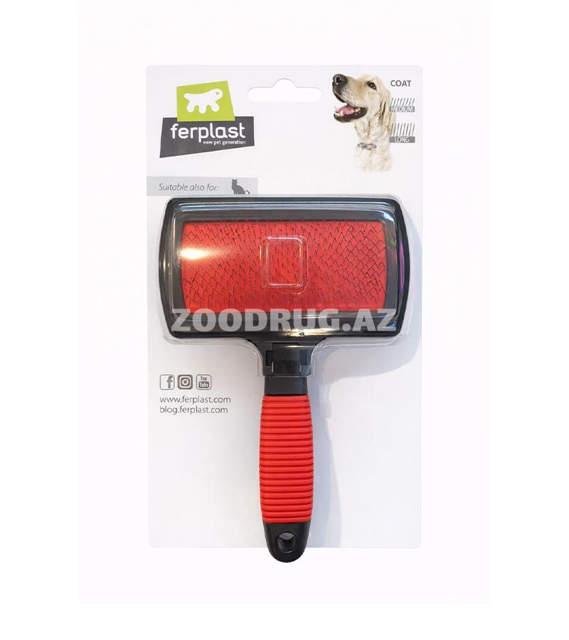 Расческа Ferplast 5982 удобная и эффективная пуходерка для собак и кошек, разработанная для бережного ухода за шерстью любой длины.