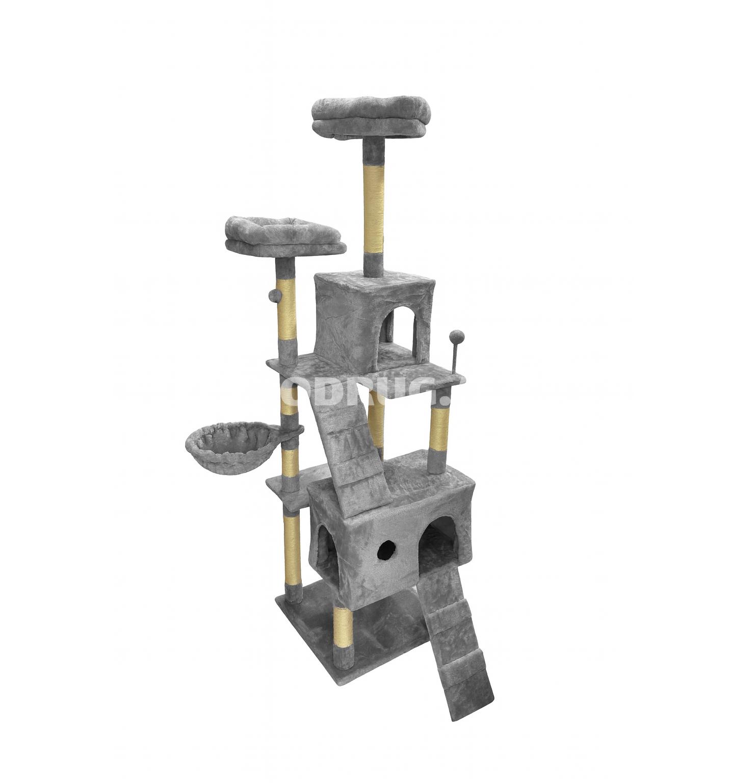 Когтеточка Nunbell Комплекс - домик для кошек  (игровой комплекс) Высота: 188 см.