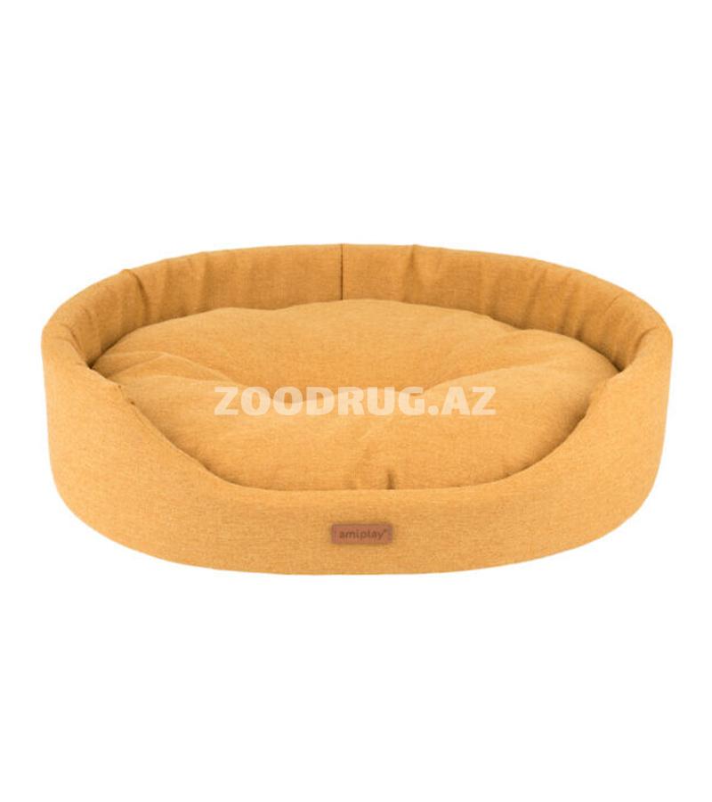 Лежанка Amiplay Montana. Цвет: Желтый. Размер: М. 52x44x14 см. Код товара: 127151.
