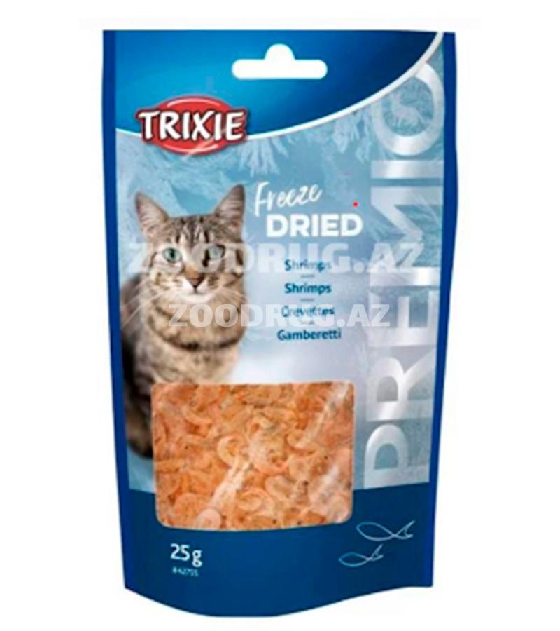 Cушенные креветки Trixie Freeze Dried Shrimps для кошек 25 гр.
