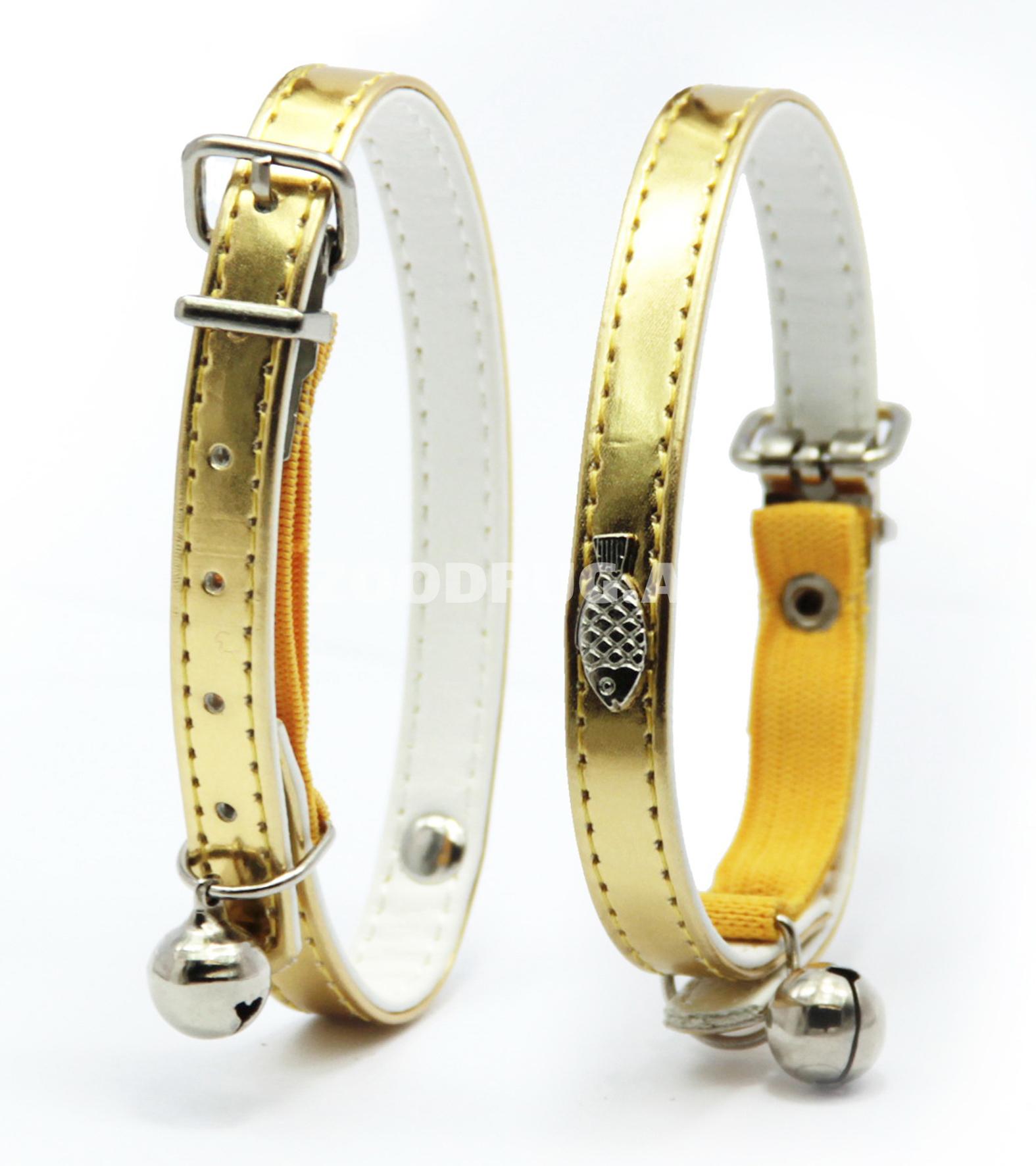Ошейник Nunbell #0240 для кошек Cat Collar Gold-стильный аксессуар 1.0