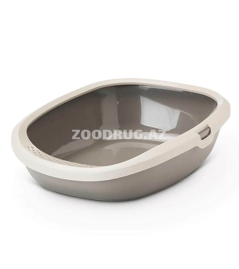 Лоток Savic для кошачьего туалета. Цвет: Бежевый. Размер: 52х39.5х15 см.