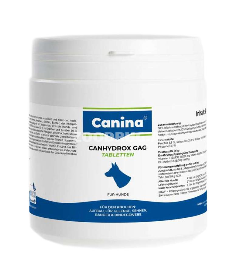 Витаминная добавка для суставов и костей Canina Canhydrox GAG для собак крупных пород 600 г