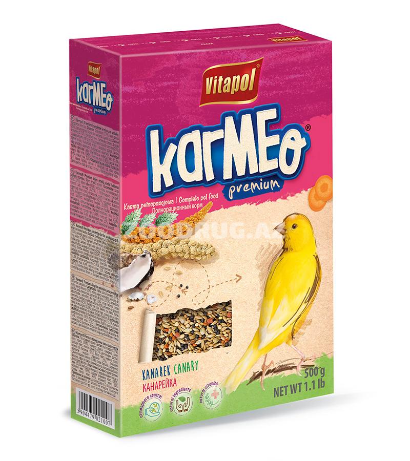 Полнорационный корм Vitapol Karmeo Premium для канареек 500 гр.