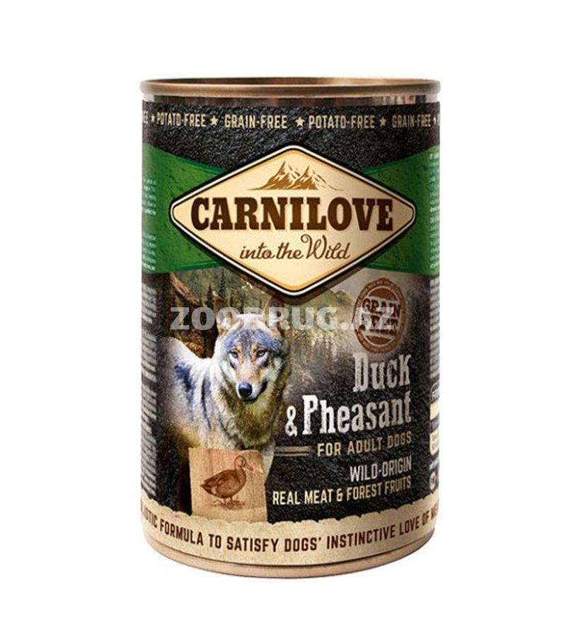 Влажный корм Carnilove Dog Grain Free  Adult с уткой и фазаном 400 гр