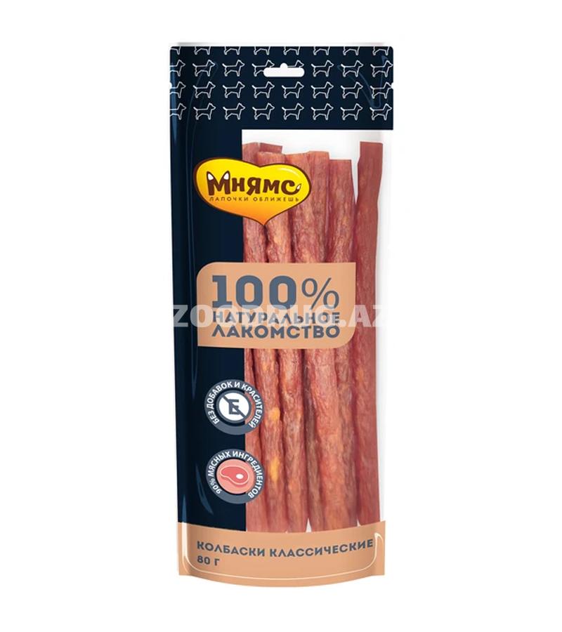 Лакомство Мнямс На каждый день для собак Колбаски классические 80 г