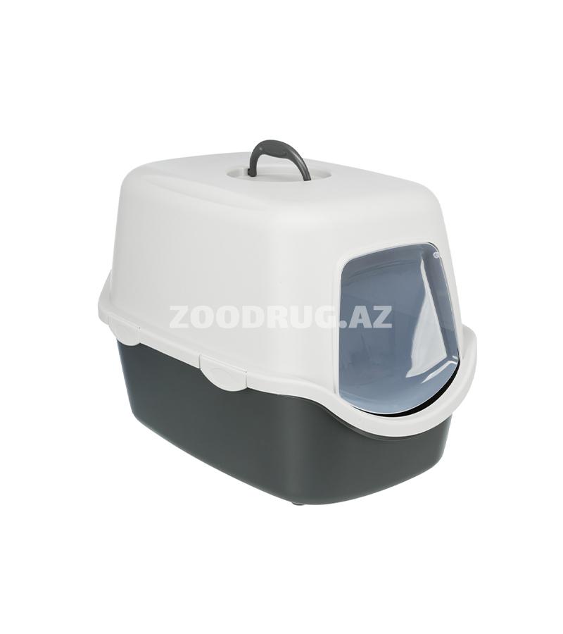 Trixie Vico pişiklər üçün qapalı tualet ev Rəng:boz-ağ Ölçü:40×40×56 sm #40275