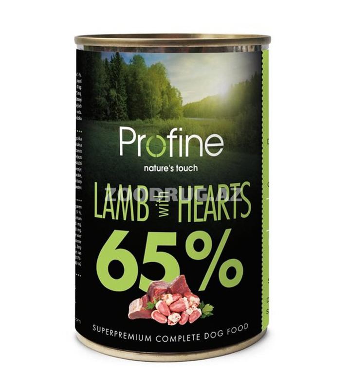 Влажный корм Profine 65% Lamb with Hearts для собак со вкусом мяса ягнёнка и сердечек 400г