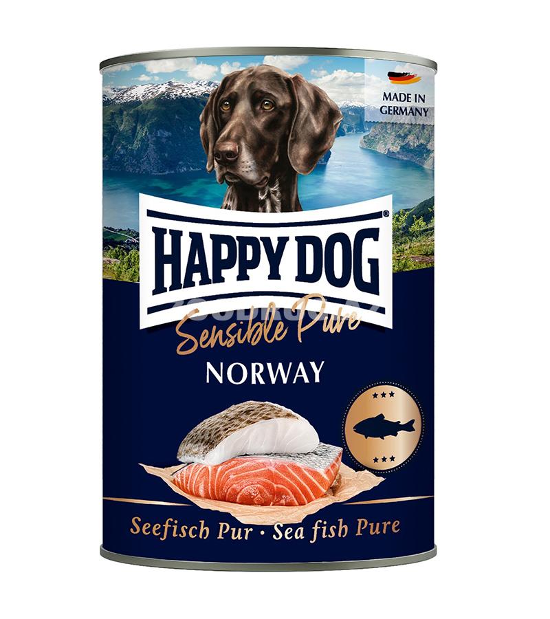 Влажный корм Happy Dog Sensible Pure Norway Sea Fish Pure для собак с морской рыбой 400 г