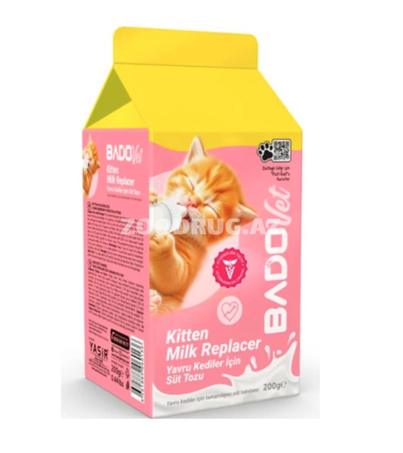 Сухое молоко Bado Vet Kitten Milk заменитель грудного молока для котят 200 гр.