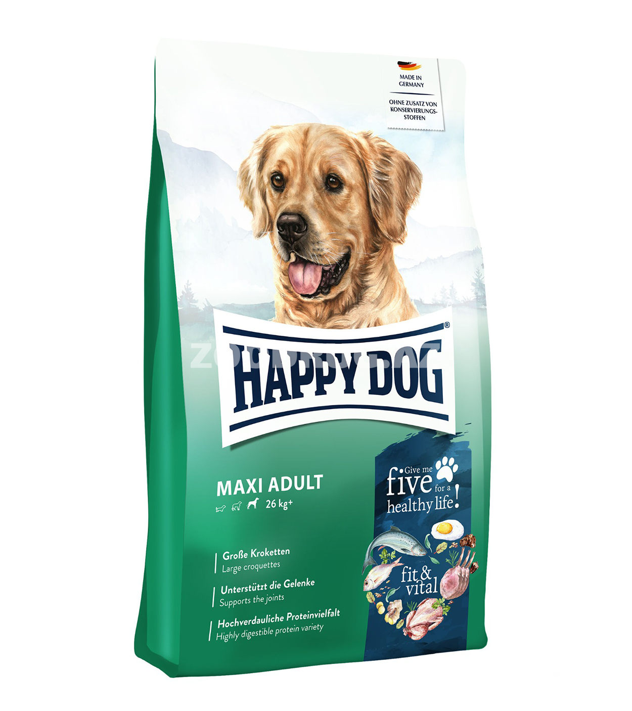 Сухой корм Happy Dog Maxi Adult для взрослых собак крупных пород