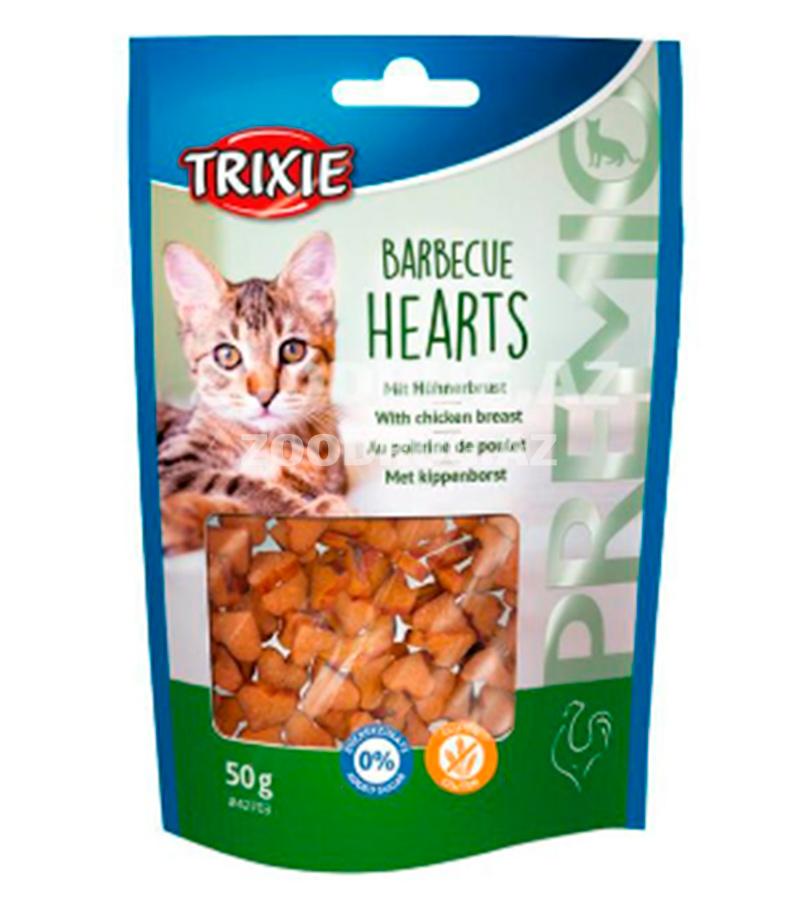 Лакомство Trixie Premio Barbecue Hearts для кошек со вкусом курицы 50 гр.