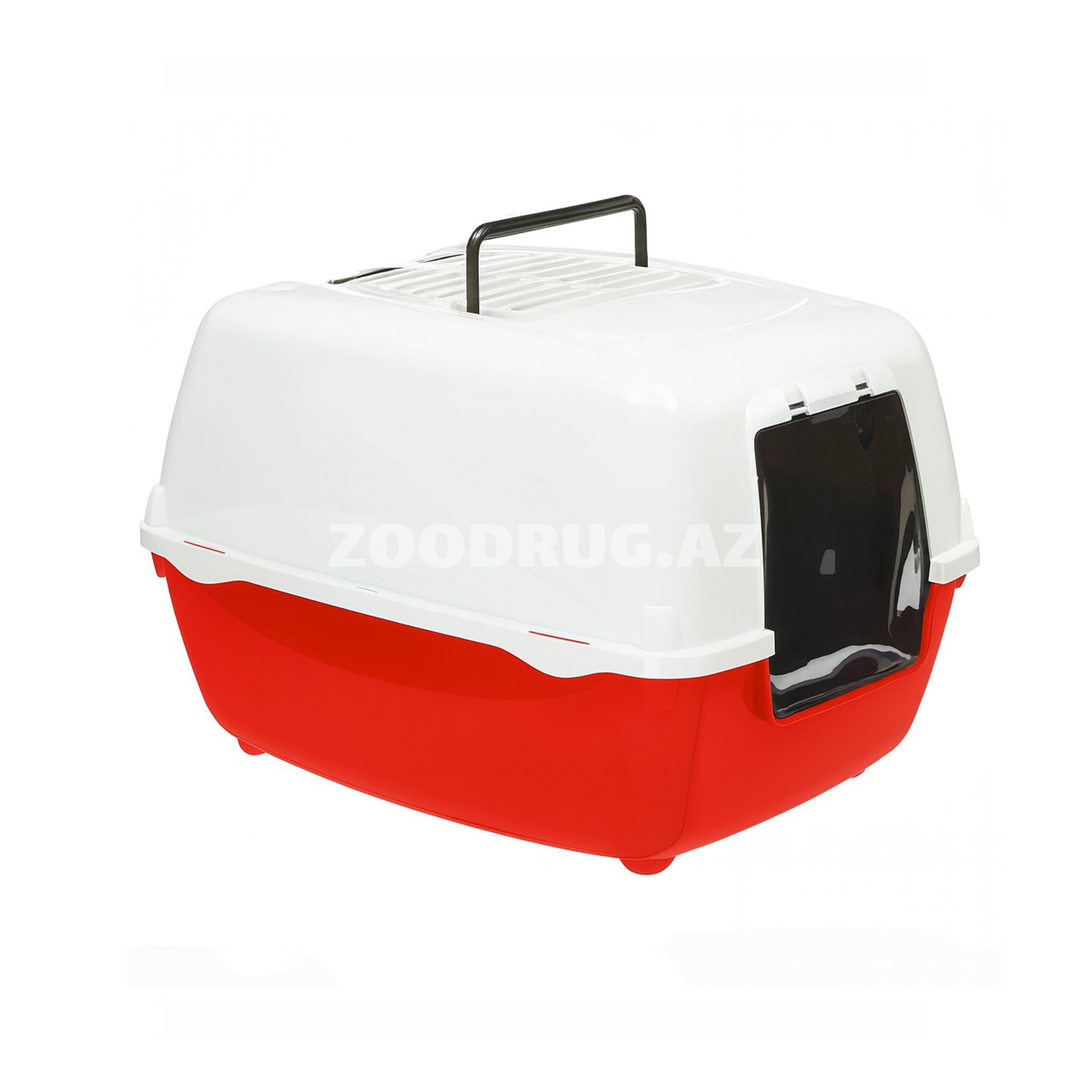 Биотуалет Ferplast BELLA для кошек Угольный с Крышей 43,5х38х56см