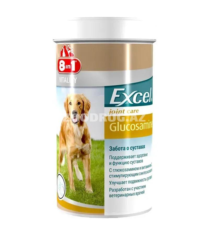 Витамины 8in1 Excel Glucosamine — комплексная поддержка суставов для собак всех пород 110таб.