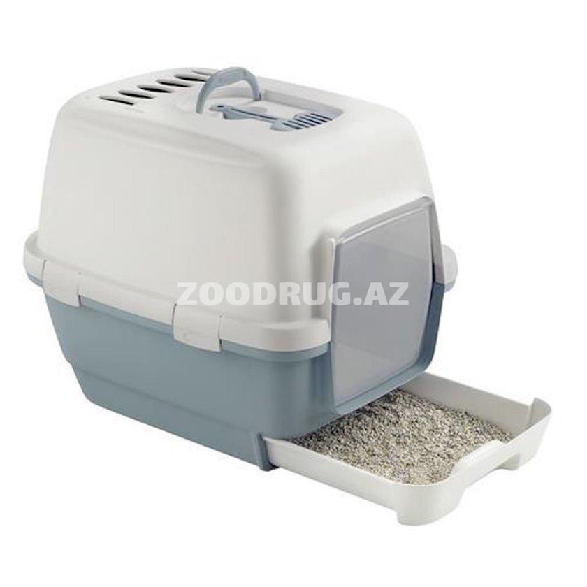 Биотуалет Stefanplast Cathy Clever & Smart Закрытый кошачий биотуалет, серый