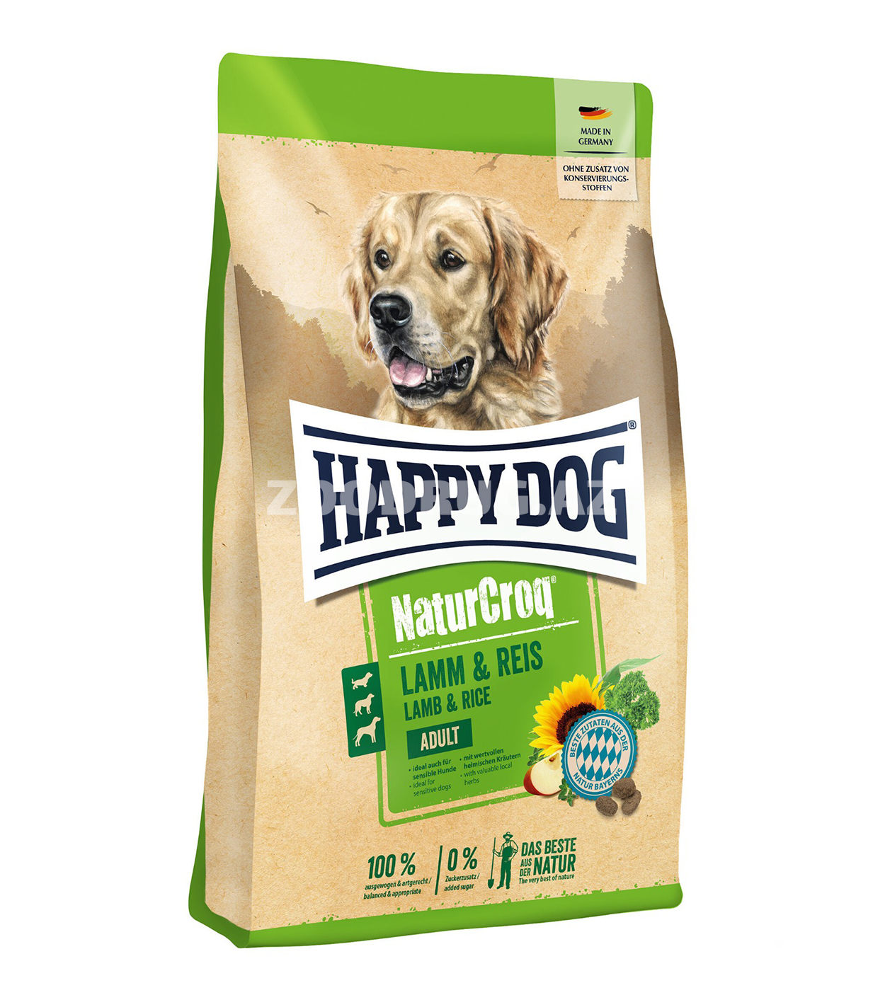 Сухой корм Happy Dog NaturCroq Lamm & Reis для взрослых собак (Ягнёнок и рис)