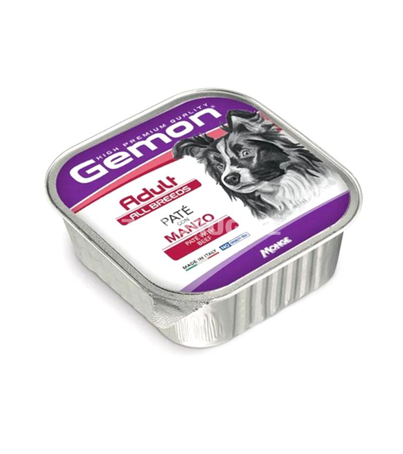 Влажный корм GEMON DOG ADULT для взрослых собак всех пород паштет с говядиной 150 гр