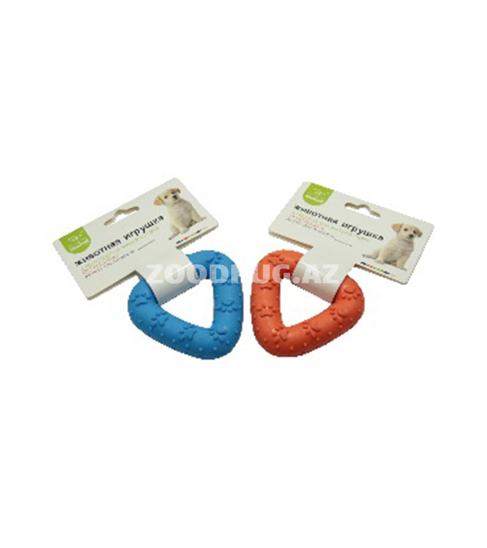 Игрушка Nunbell #0128 Pet Latex Toy “Треугольник с рельефом” для собак.