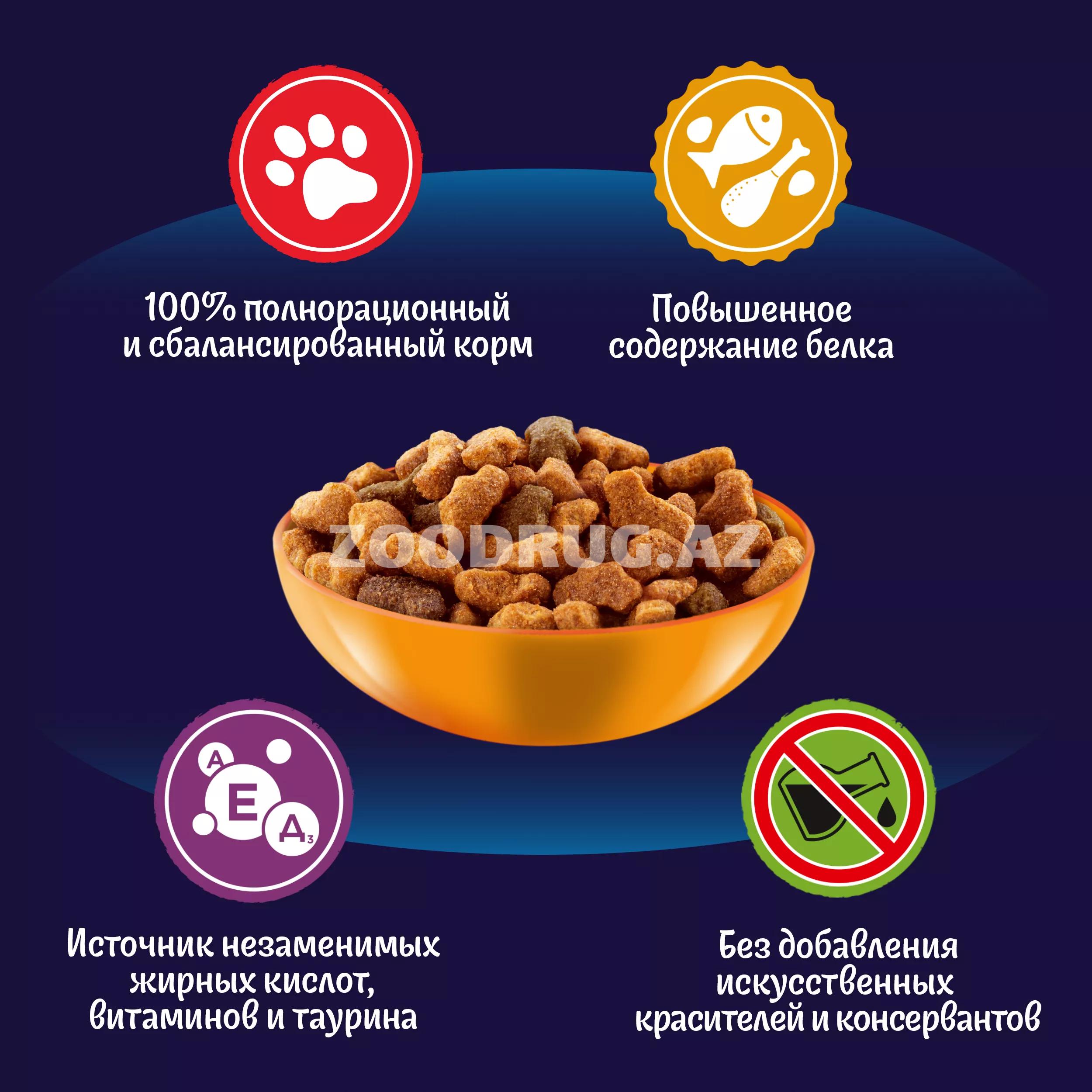 Сухой корм  FELIX  Мясное объедение для кошек с курицей, 10 кг