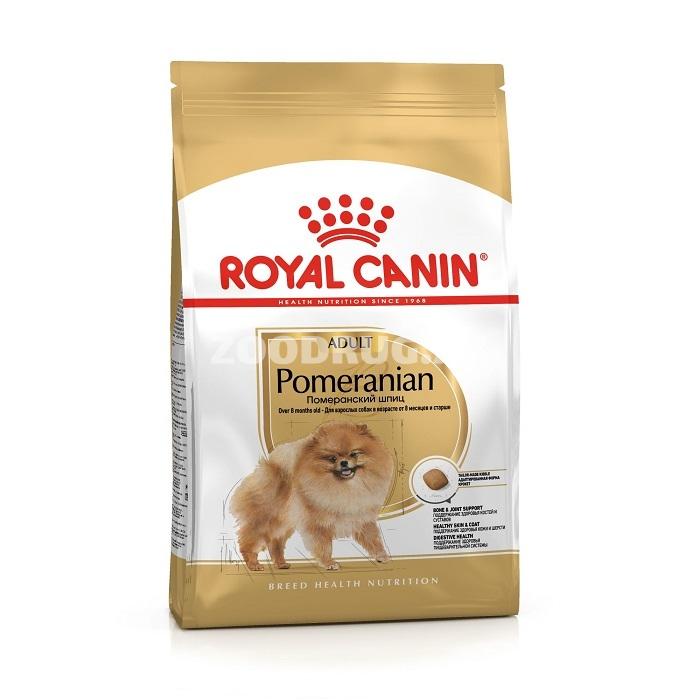 Сухой корм Royal Canin Pomeranian Adult для взрослых собак породы Померанский шпиц 500 г